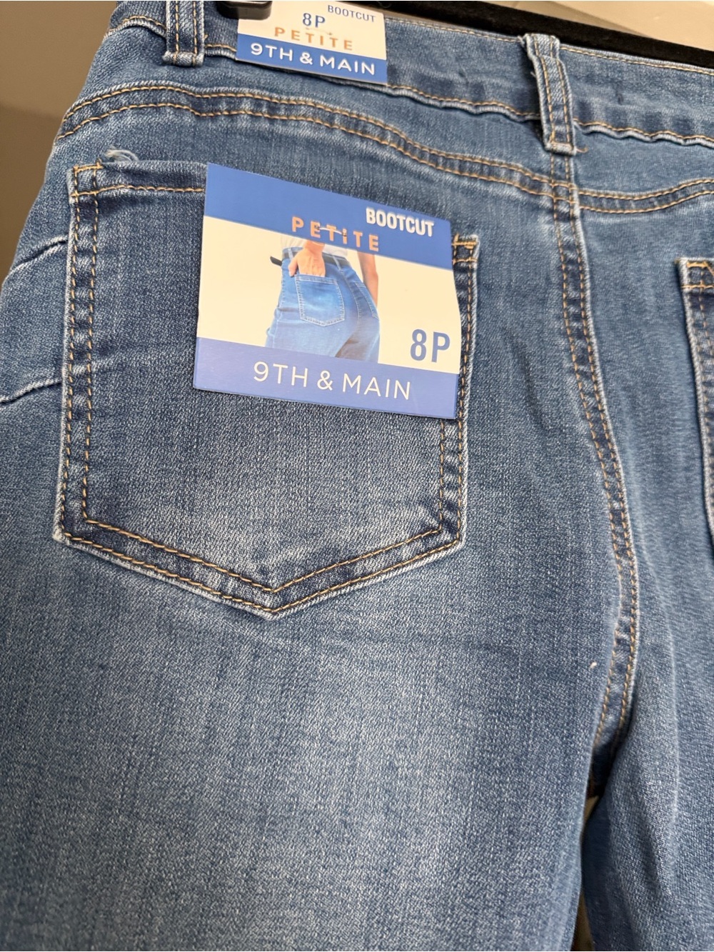 NWT High-Rise Wide Leg Blue Jeans for Women - Picture 7 of 9